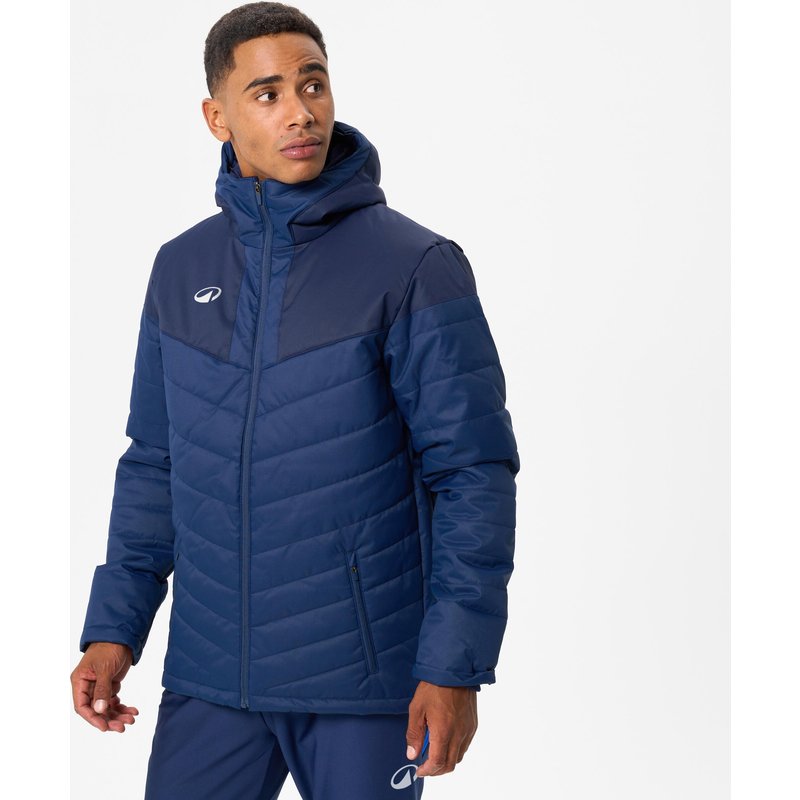 Damen/Herren Fußball Jacke kurz marineblau