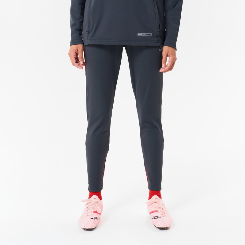 Damen/Herren Fußball Trainingshose - Viralto Club grau/rot