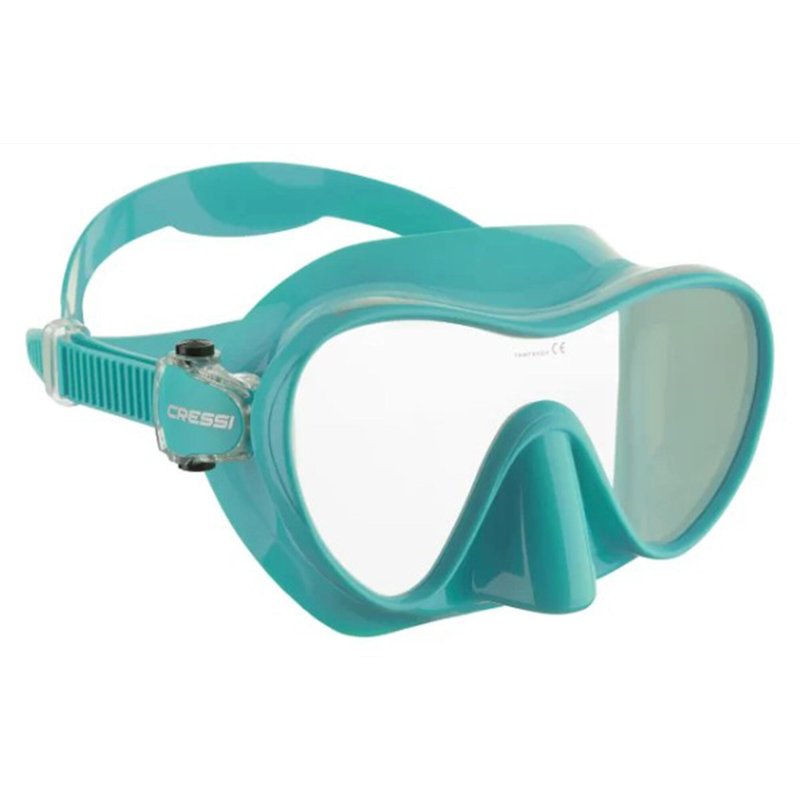 Cressi Tauchmaske randlos mit Überformung Frameless F1 türkis