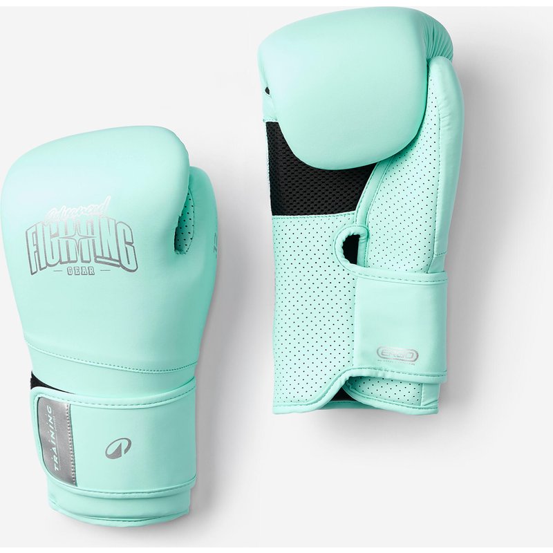 Boxhandschuhe Training ergonomischer Schaumstoff - grün