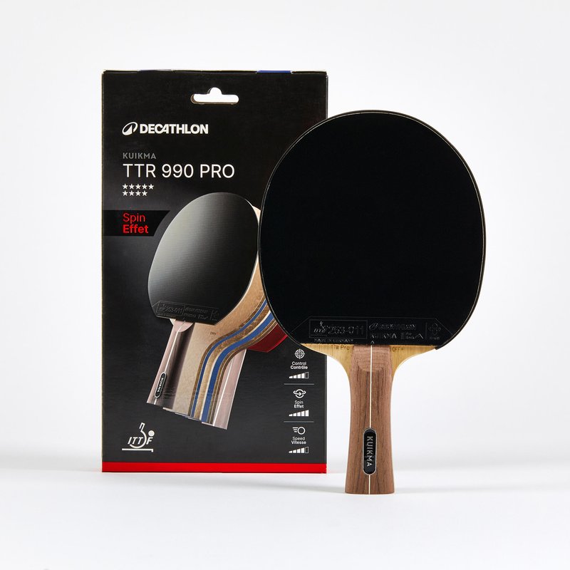 Tischtennisschläger TTR 990 Pro Spin 9* ITTF Verein hohes Niveau