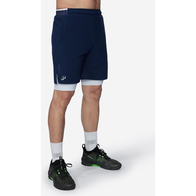 Badminton Shorts 2-in-1 990 M marineblau