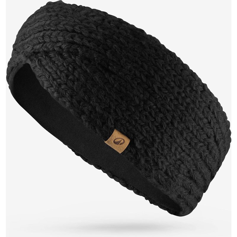 Stirnband Damen geflochtenes Design - Wavy 500 schwarz