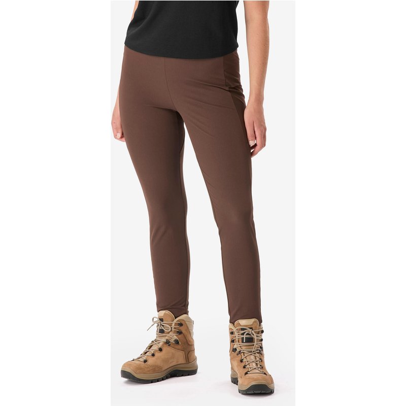 Leggings Damen robust Trekking - MT500 braun