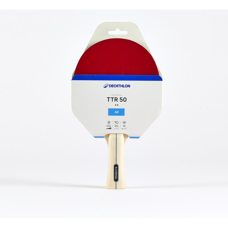 Tischtennisschläger - TTR 50 2* Spin Freizeit