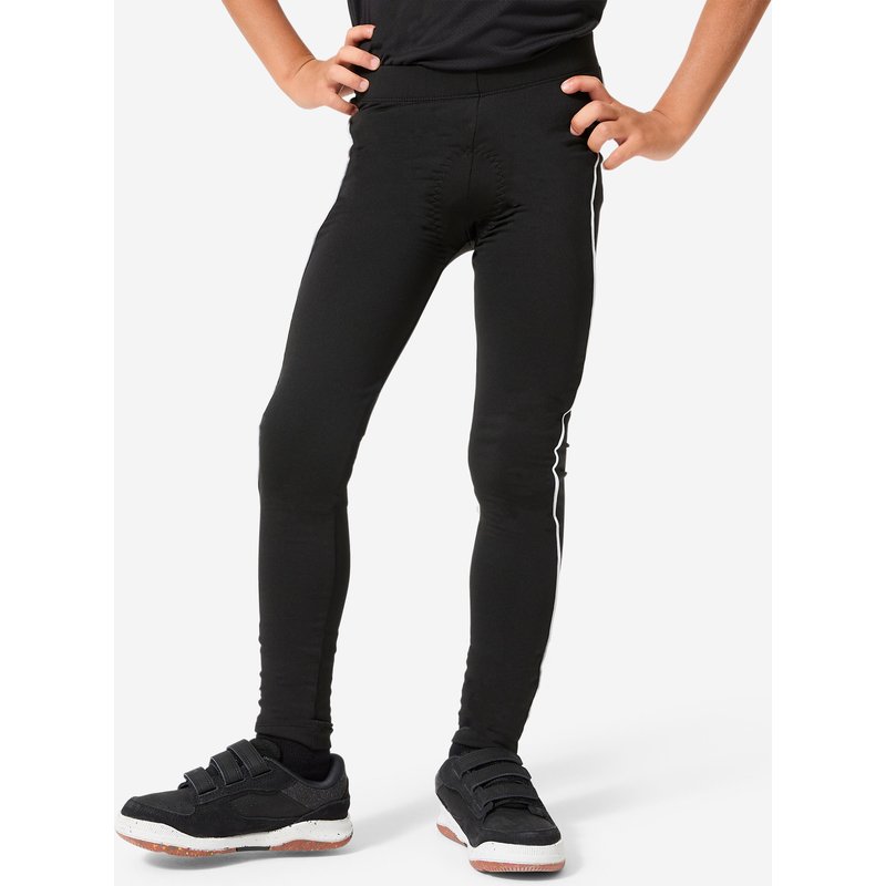 Radhose lang 100 Kinder 8–14 Jahre schwarz