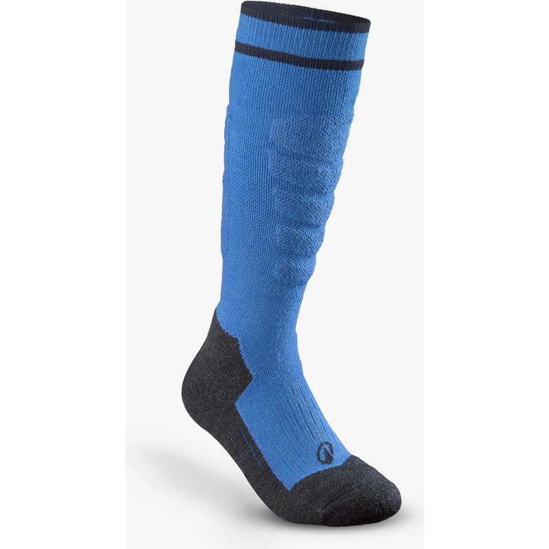 Skistrümpfe Kinder warm bequem - 500 blau