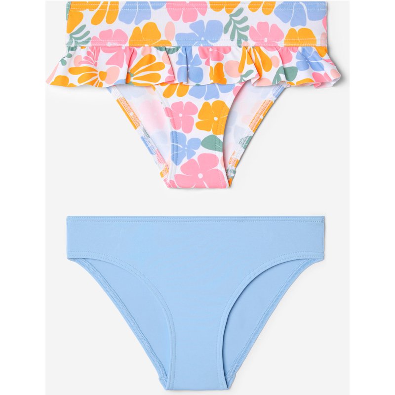 Bikini-Hose Mädchen 2er-Set Madi geblümt blau