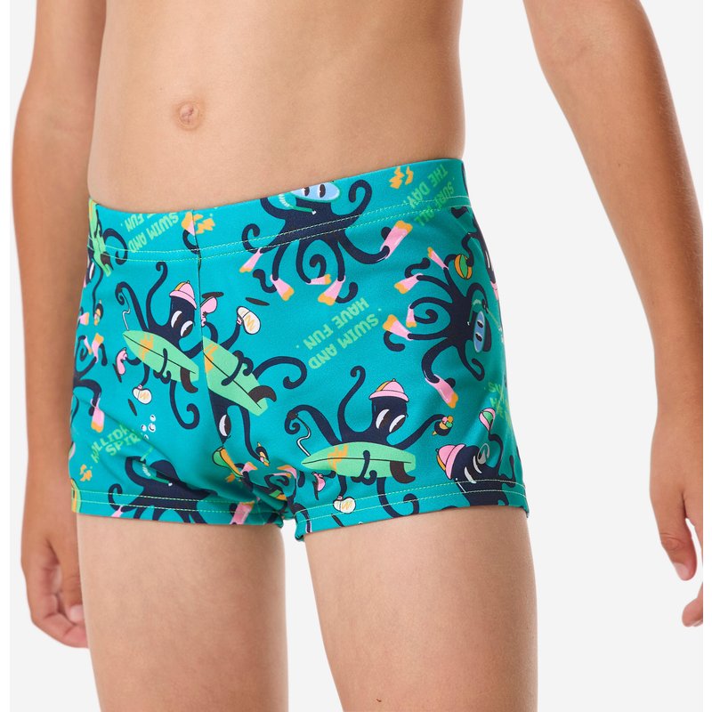 Badehose Boxer Jungen - Fiti Fun türkis
