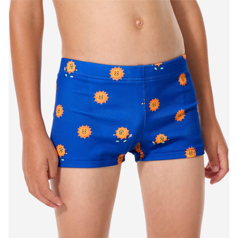 Badehose Boxer Jungen - Fiti Sunny blau