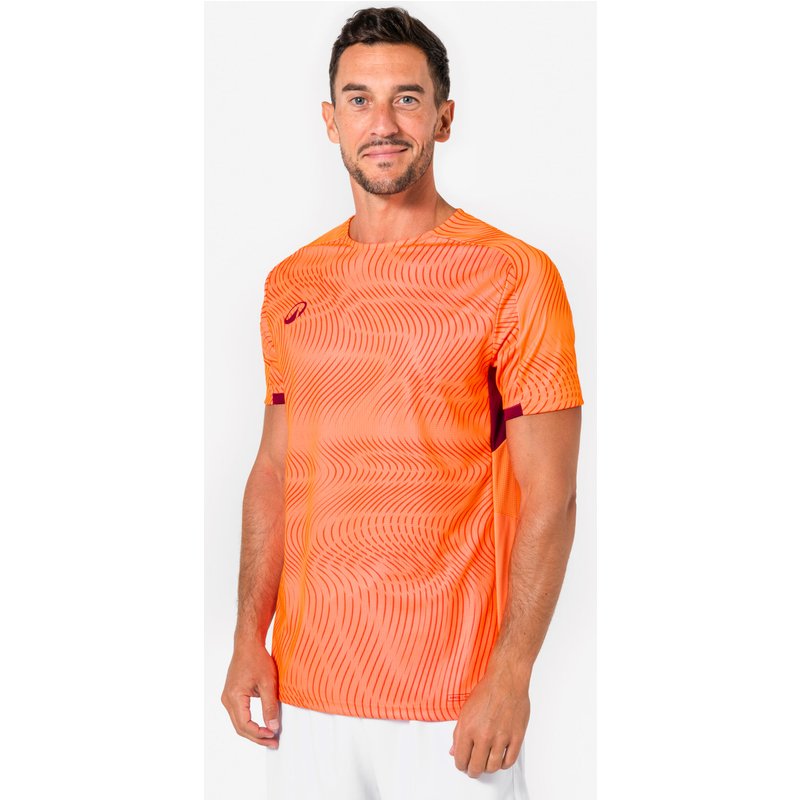 Damen/Herren Fußball Trikot - Club Wavy orange/rot