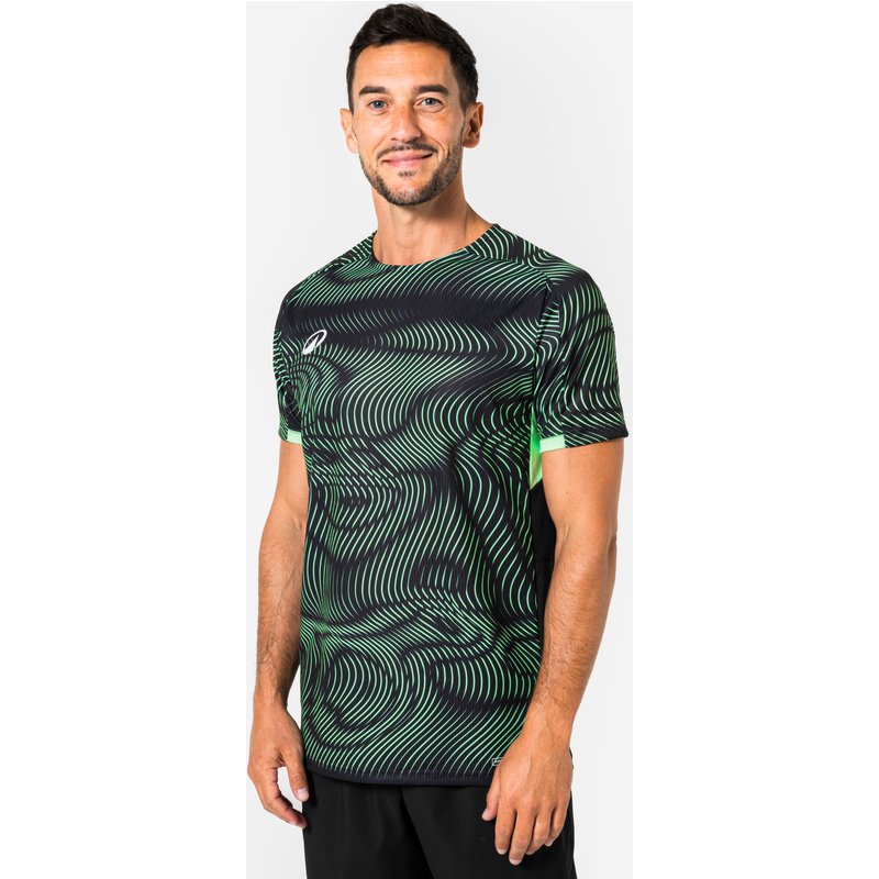 Damen/Herren Fußball Trikot - Club Wavy schwarz/grün