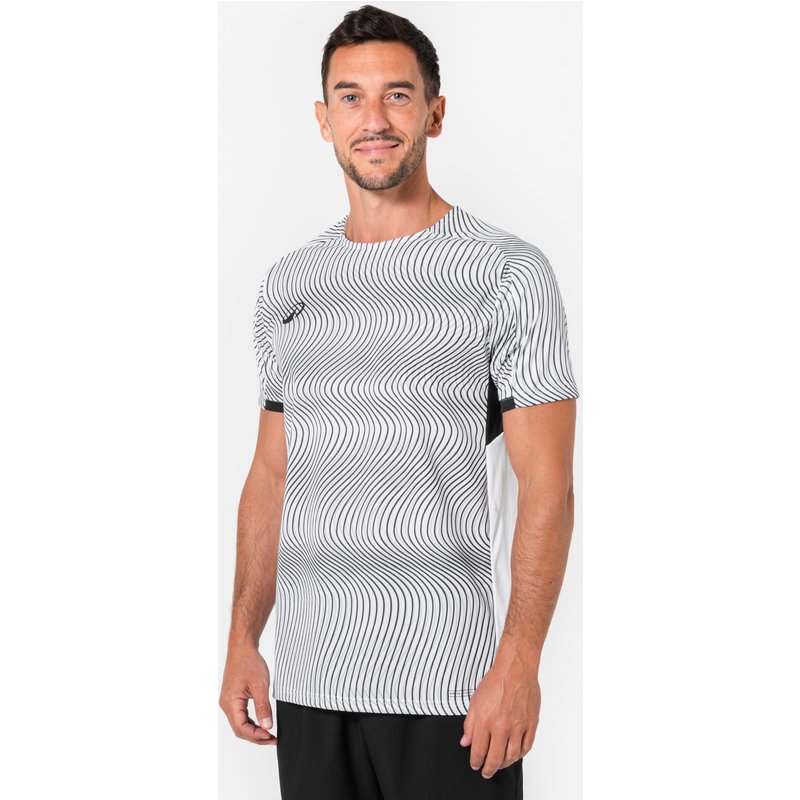 Damen/Herren Fußball Trikot - Club Wavy weiß/schwarz