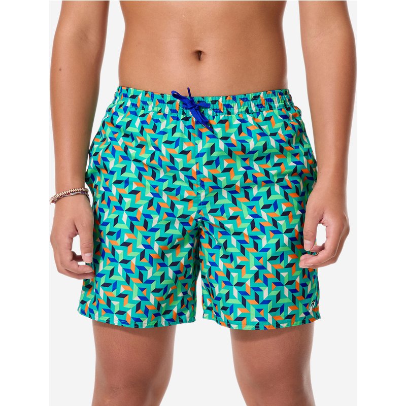 Boardshorts Kinder 100 Geokani grün