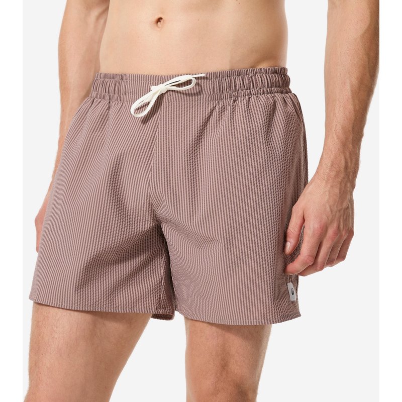 Boardshorts Herren kurz Struktur 100 15'' braun