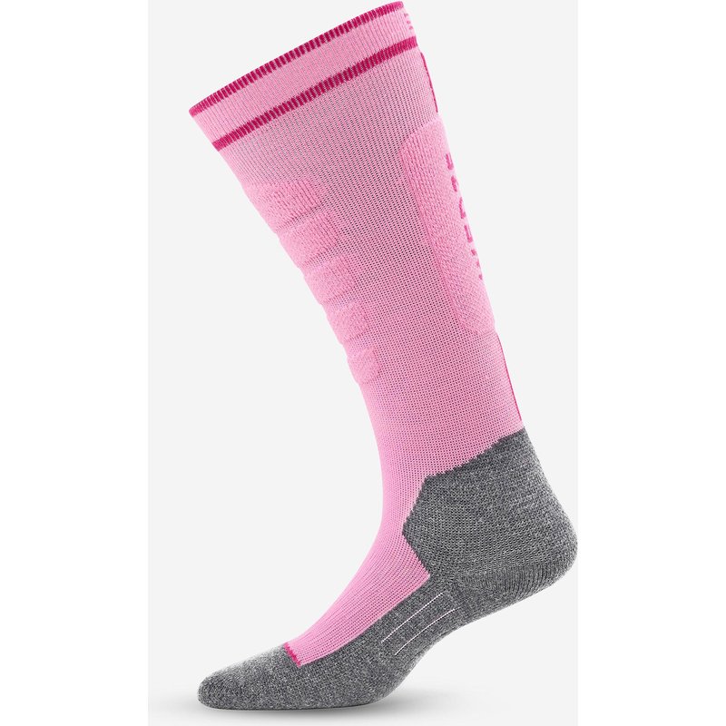 Skisocken Kinder warm bequem - 500 rosa
