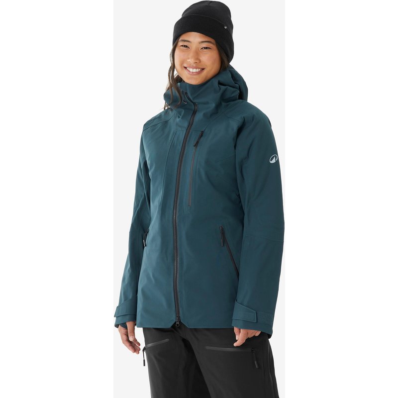 Skijacke Snowboardjacke Damen warm atmungsaktiv - FR500 tannengrün