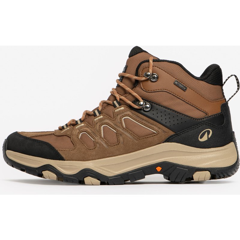 Wanderschuhe Herren halbhoch wasserdicht - MH500 braun