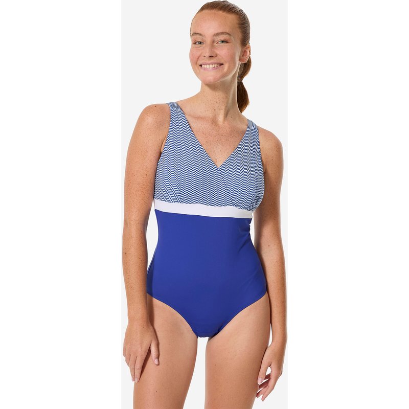 Badeanzug Damen große Oberweite - Mina blau