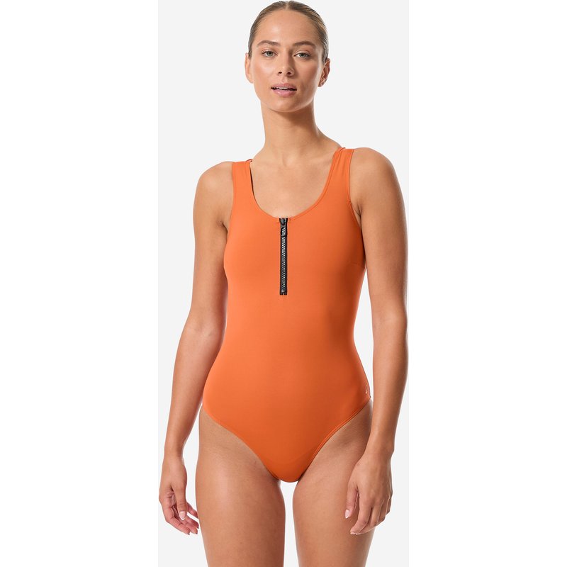 Badeanzug Damen Aquagym Aqua-Cycling - Lio terracotta
