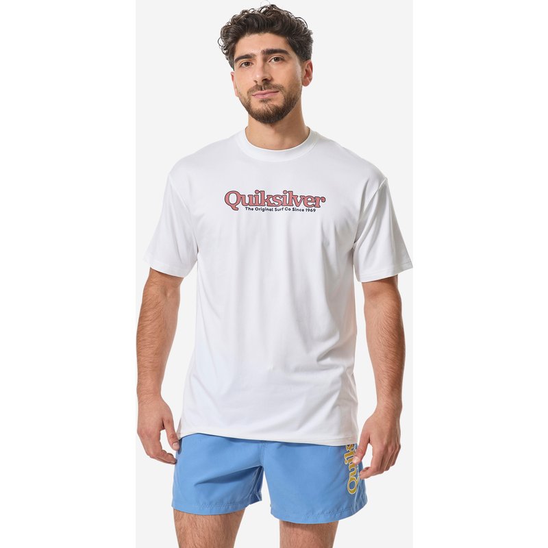 UV-Shirt Surfen Herren Til weiß