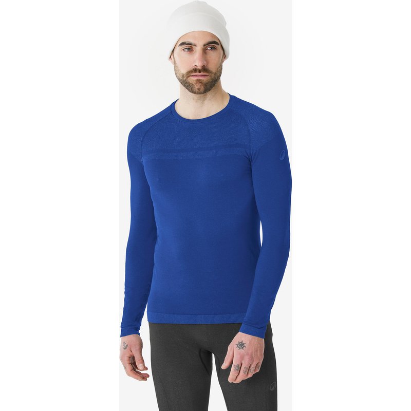 Skiunterwäsche Herren warm atmungsaktiv - BL500 Seamless blau