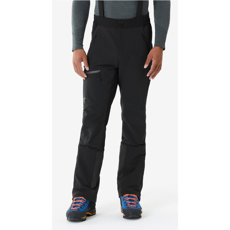 Herren Softshellhose warm - Alpinism schwarz