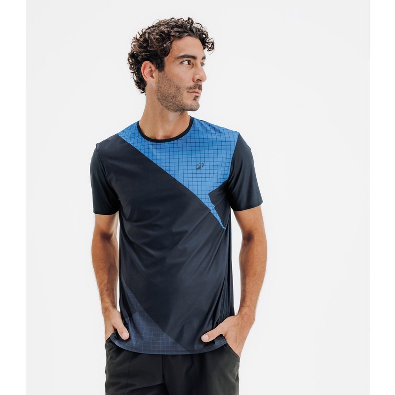 Herren Padel T-Shirt - PTS kurzarm blau