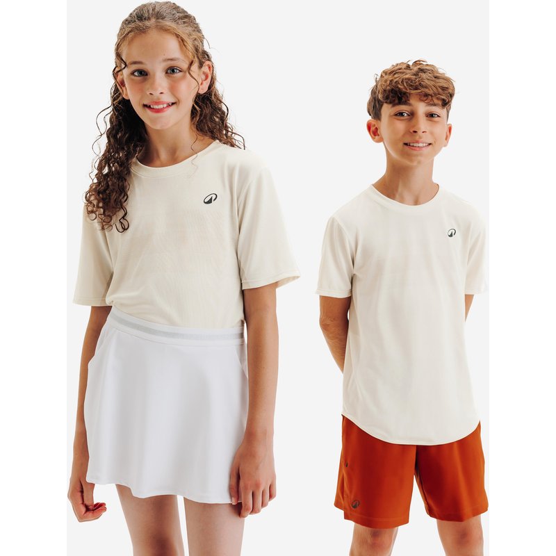 Kinder Tennis T-Shirt - TTS Light beige