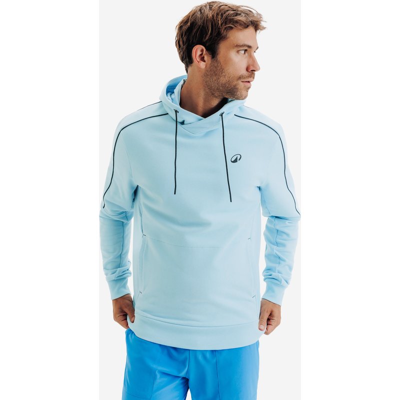 Herren Tennis Kapuzenpullover - TSW Soft blau