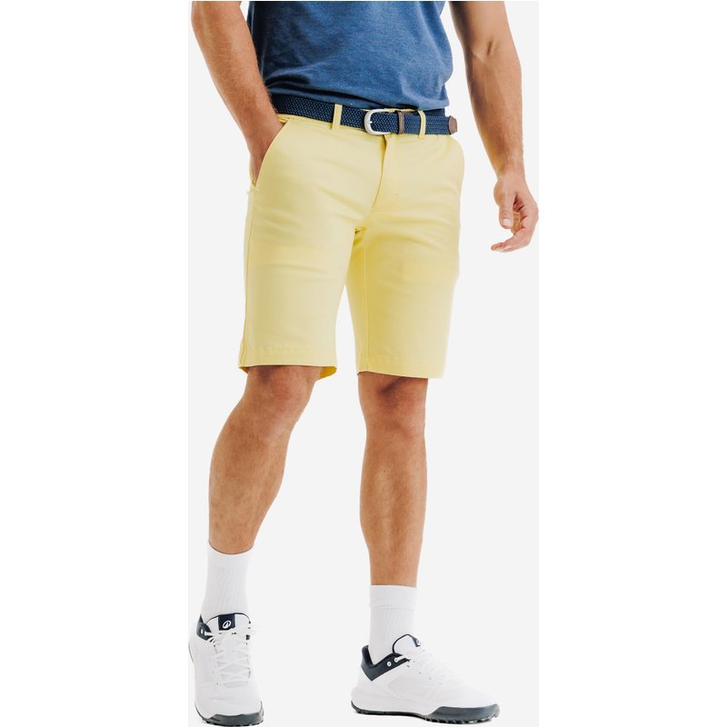 Herren Shorts Chino Baumwolle - MW500 gelb