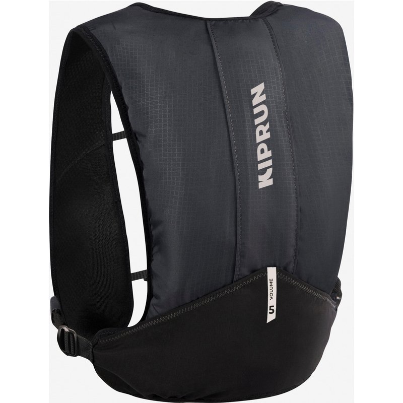 Trailrucksack 5 Liter + Trinkblase 1 Liter - Essential 500 schwarz