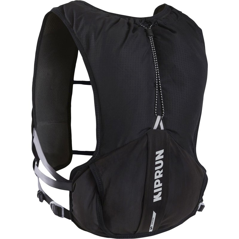 Laufrucksack Trailrunning 5 Liter inkl. 1-Liter-Trinkblase - schwarz