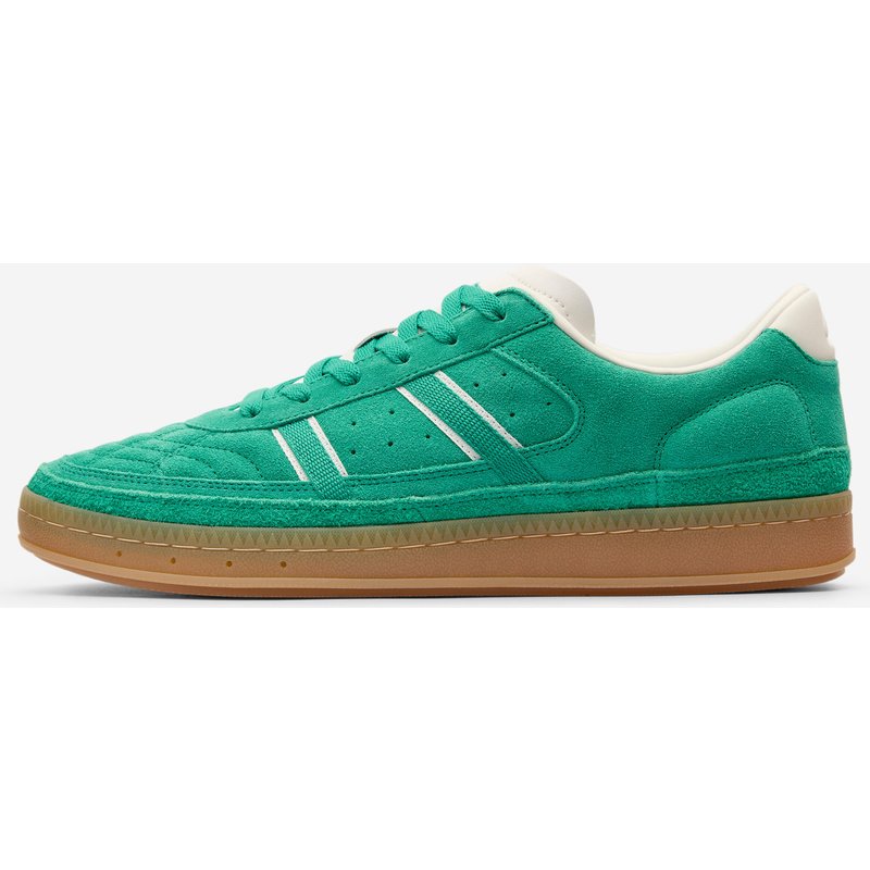 Fitnessschuhe Sneaker Damen/Herren Wildleder - Player 80 grün