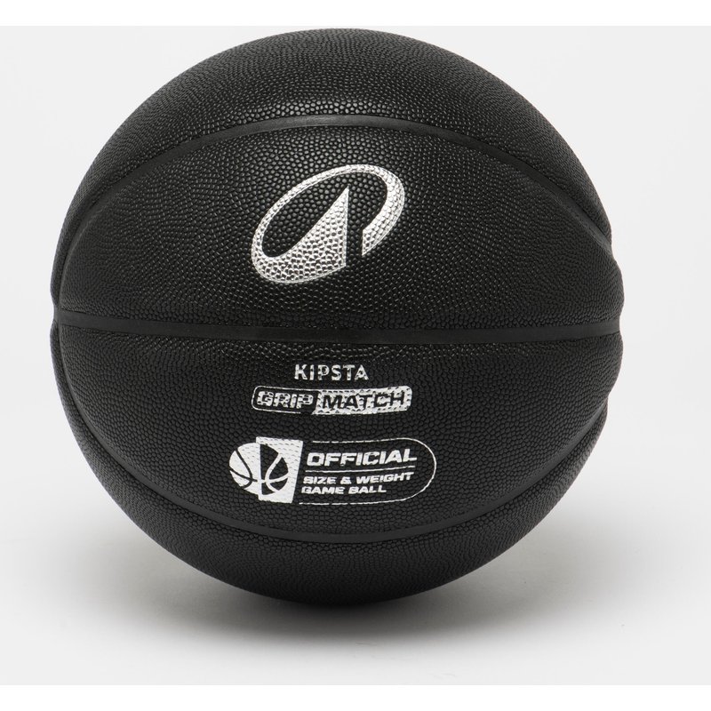 Basketball Größe 7 mit Grip - BT500 Match schwarz/silber