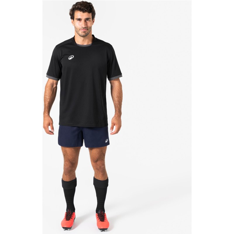 Damen/Herren Rugbyshorts mit Taschen - R100 blau