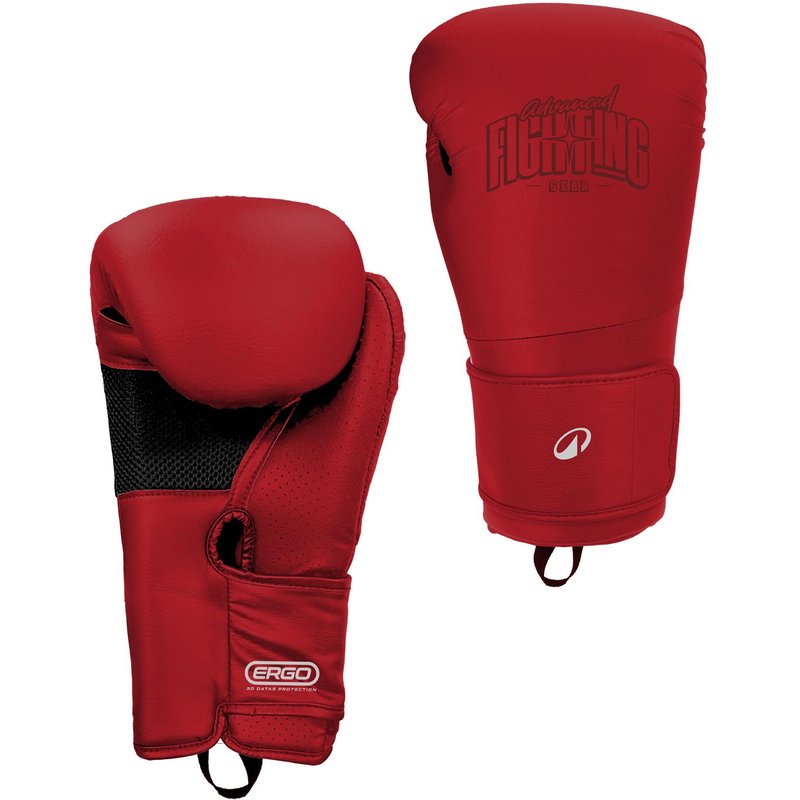 Boxhandschuhe Training ergonomischer Schaumstoff - rot