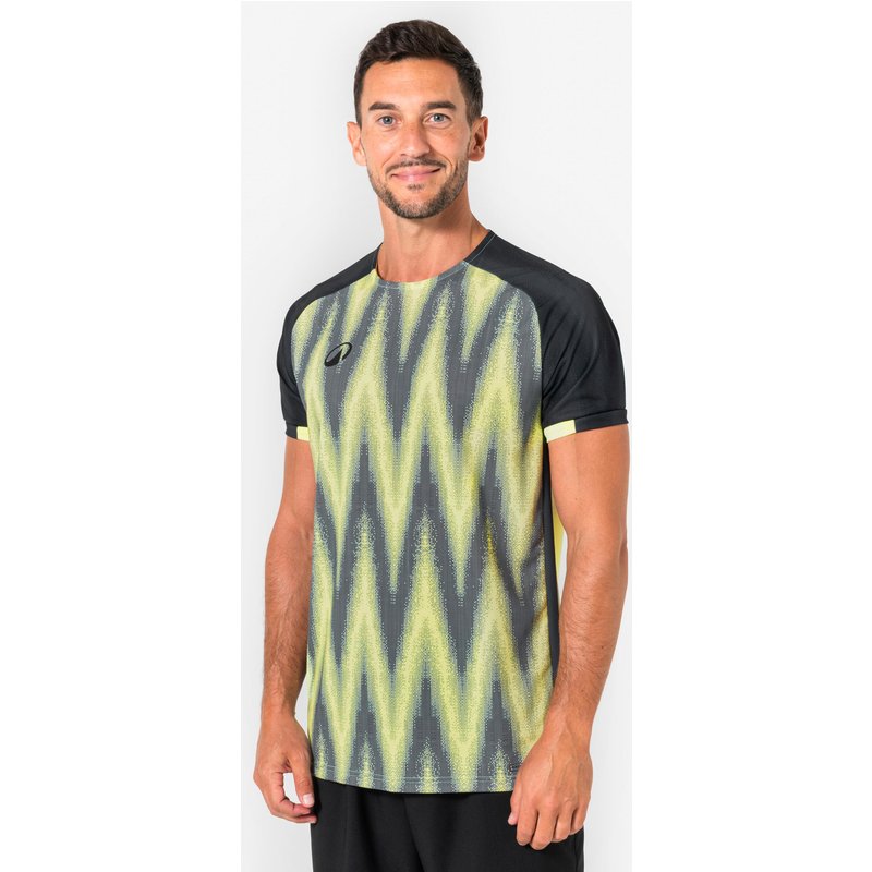 Damen/Herren Fußball Trikot kurzarm - Viralto Vibes gelb/schwarz