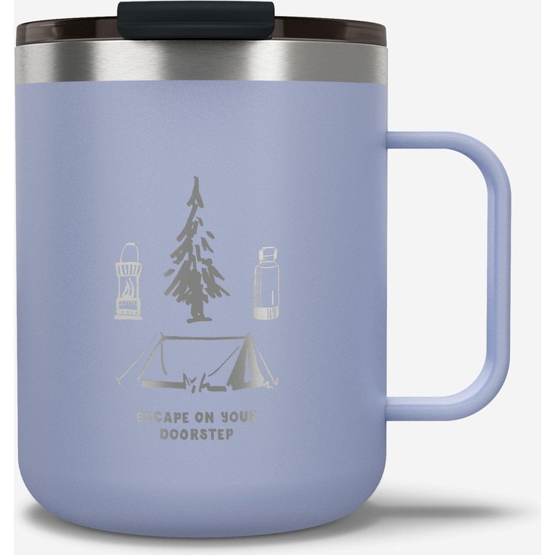 Tasse isolierend Edelstahl Camping Wandern Trekking - 900 0,35 l violett