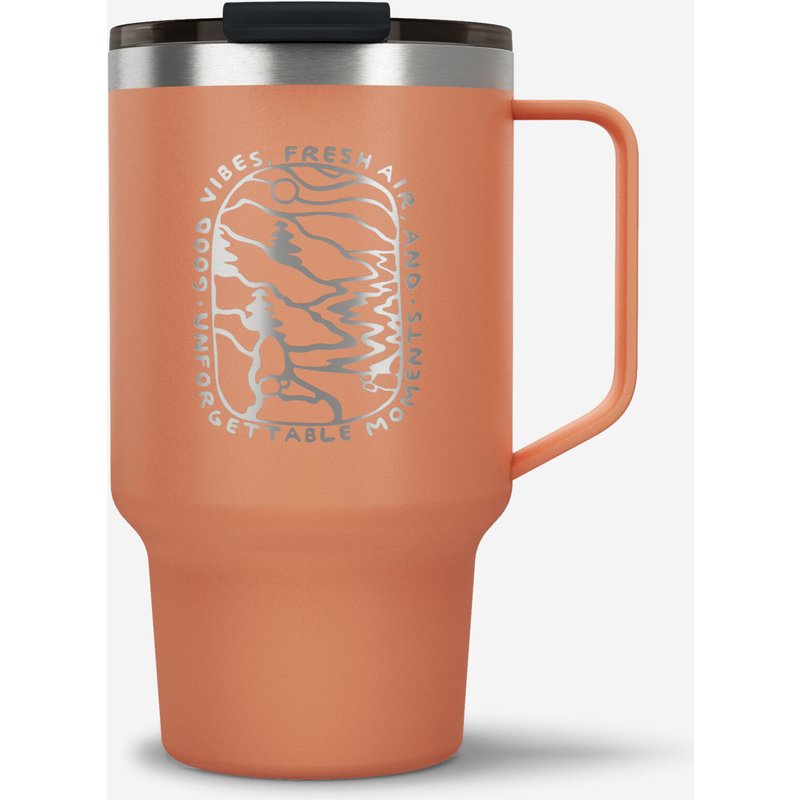 Tasse isolierend Edelstahl Camping Wandern Trekking - 900 0,5 l orange