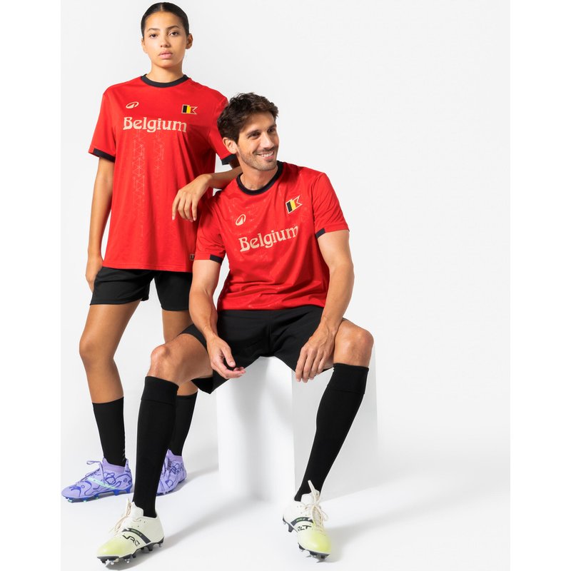 Damen/Herren Fußball Fan-Shirt - Belgien WM 2026