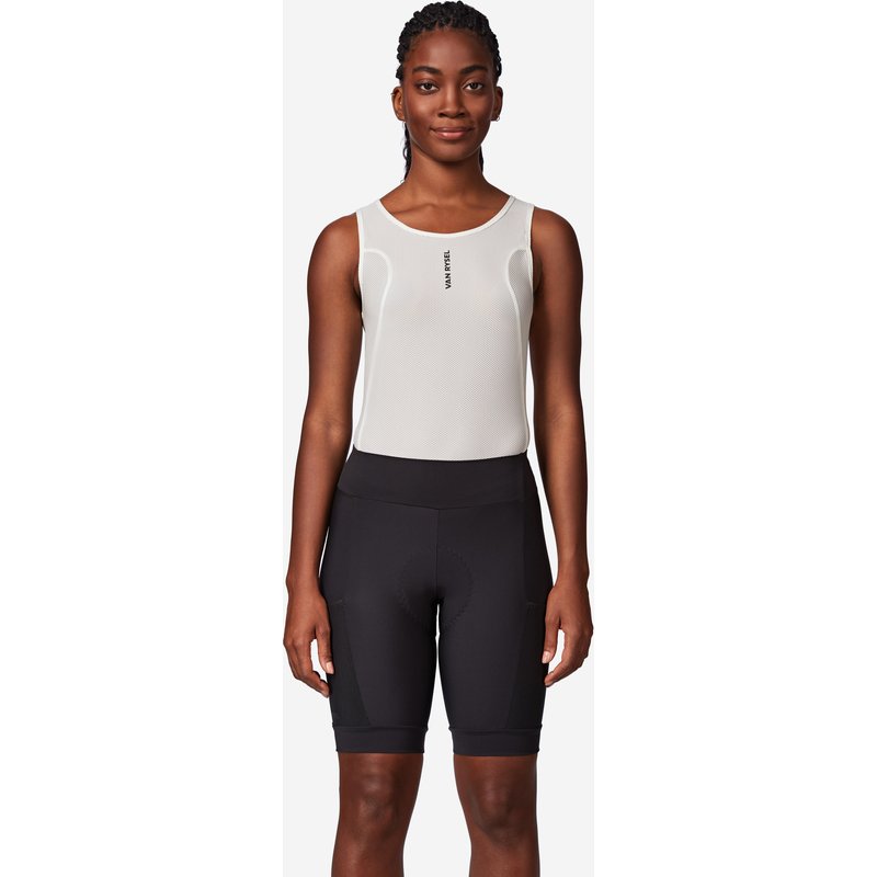 Radhose kurz Rennrad Periode „EDR“ Damen schwarz