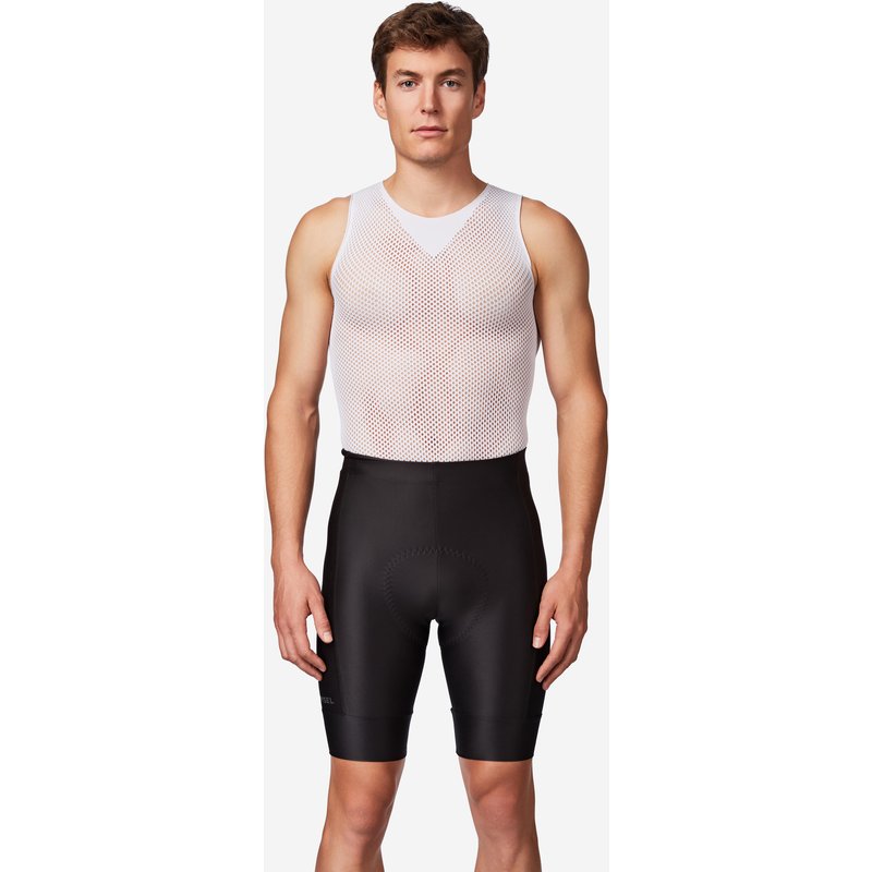 Radhose kurz Rennrad „Essential“ Herren schwarz