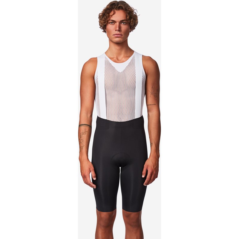 Radhose kurz mit Trägern Rennrad „RCR-R 5“ Herren schwarz