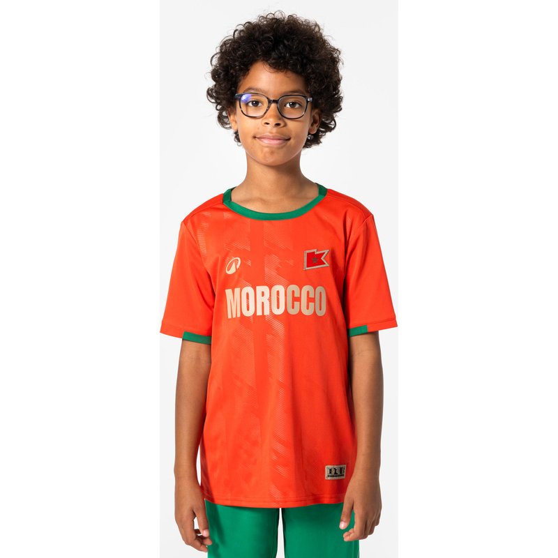 Kinder Fußball Fan-Shirt - Marokko 2026