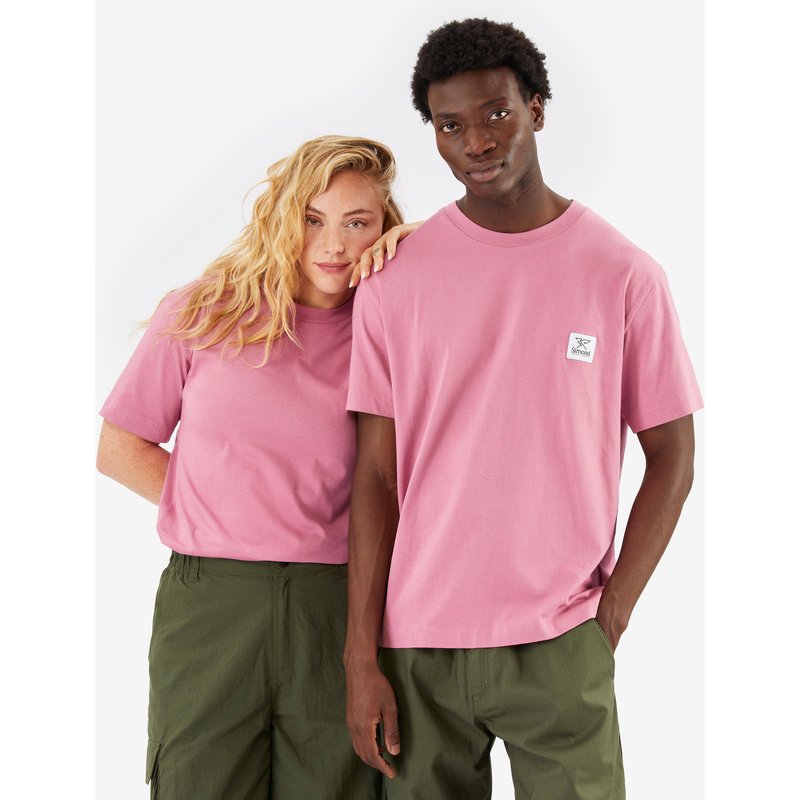 Herren/Damen T-Shirt Baumwolle Fairtrade/Max Havelaar rosa