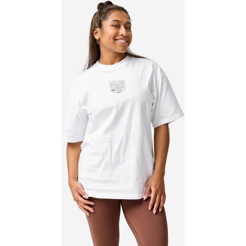 T-Shirt Damen Oversize - weiß