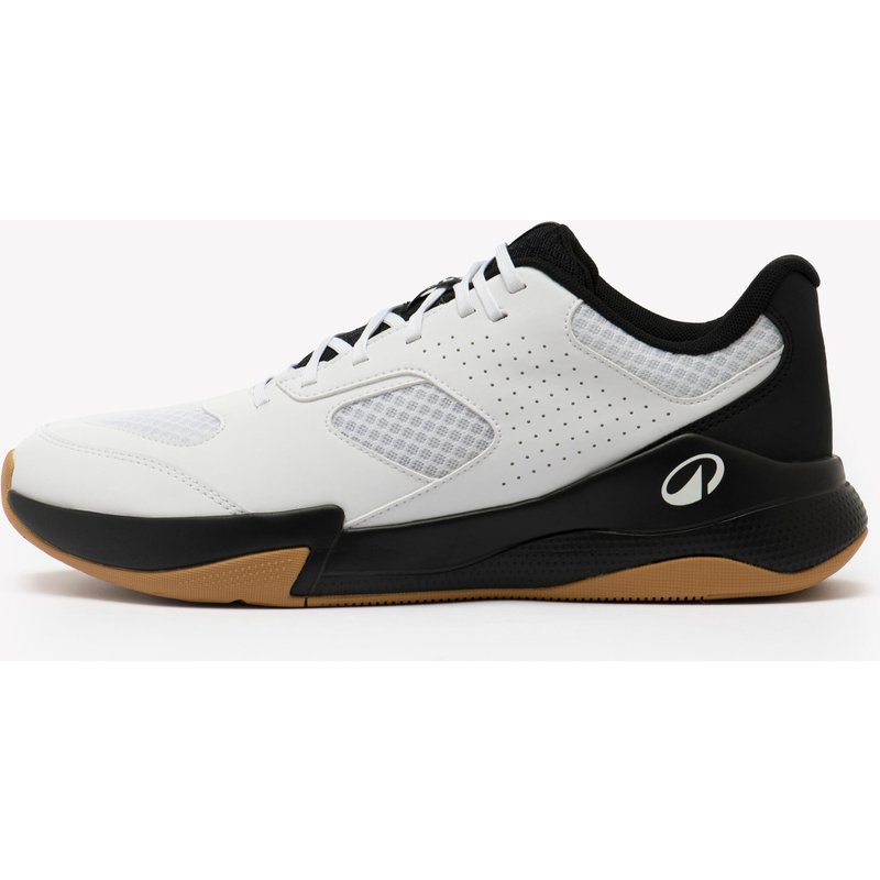 Damen/Herren Handballschuhe - HB100 weiß/schwarz