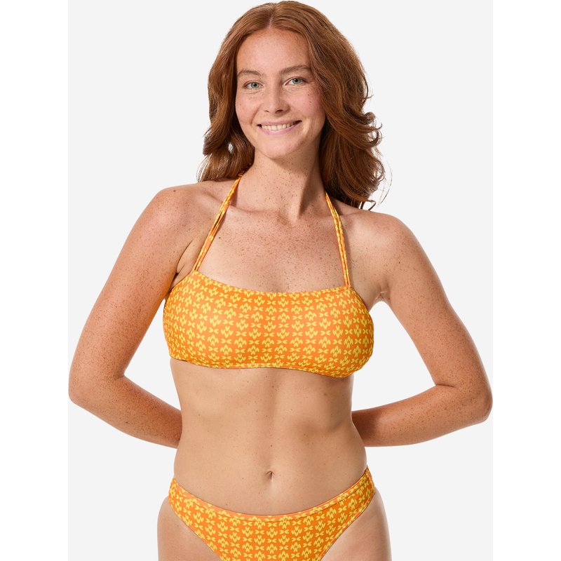 Bikini-Oberteil Surfen Damen Bandeau Lori Keyshot orange