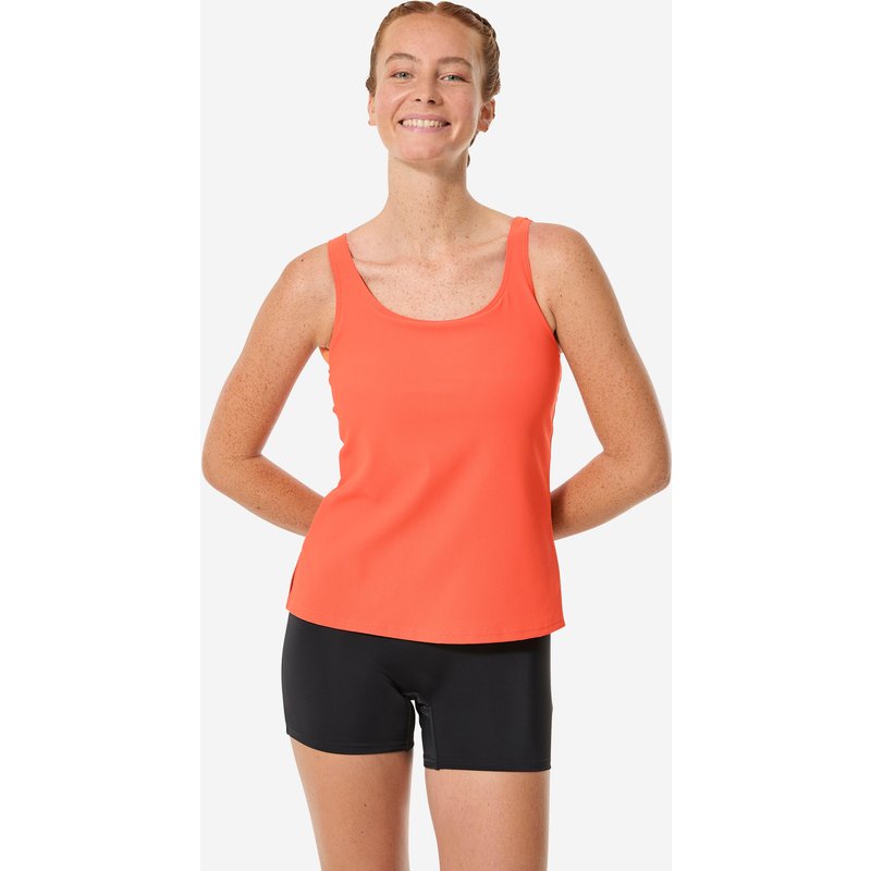 Badeanzug Tankini Shorty Damen Aquagym - Heva terracotta